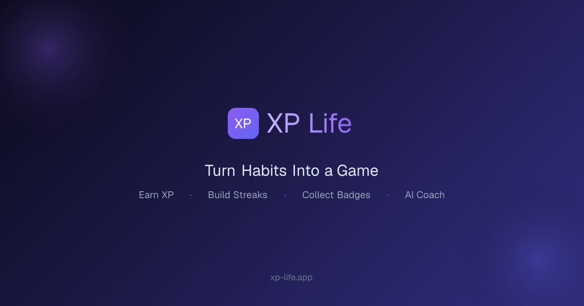 XP Life - Gamified Habit Tracker & Reward System